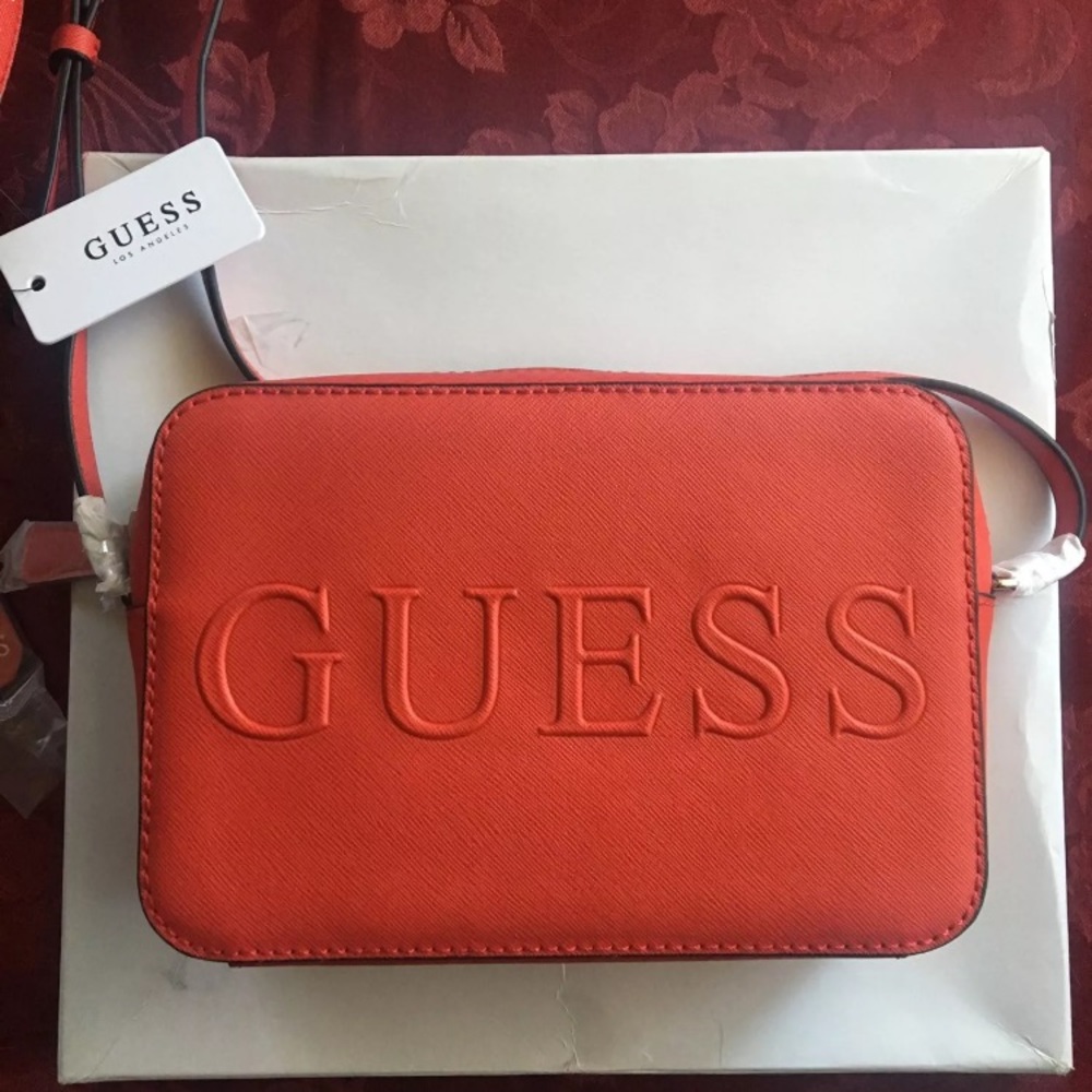 Red guess purse